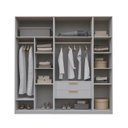 Ver imagem 7 de Guarda-roupa Modulado 3 Peças sem Portas Jade CabeCasa MadeiraOriginals