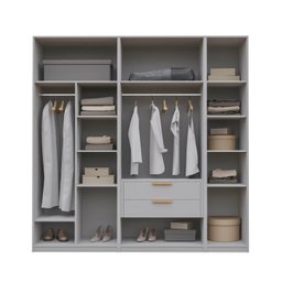 Guarda-roupa Modulado 3 Peças sem Portas Jade CabeCasa MadeiraMadeira - 7