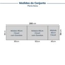 Ver imagem 3 de Guarda-roupa Modulado 3 Peças sem Portas Jade CabeCasa MadeiraOriginals