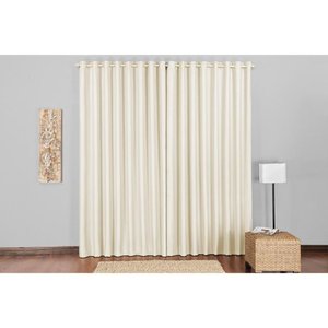 Cortina Blackout 3 Metros Tilia Varão 3,0 X 2,7 M Sala Quarto - Bege