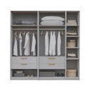 Ver imagem 6 de Guarda-Roupa Planejado 3 Peças 5 Portas Jade CabeCasa MadeiraOriginals Cinza/Urbano