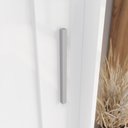 Ver imagem 5 de Guarda-roupa Verg 02 Pts. Deslizantes C/ Espelho Branco - Henn