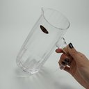 Ver imagem 5 de Jarra de Cristal 1,4L Transparente 23x10x10cm Água Suco Chá Bebidas Mesa Detox