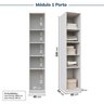 Guarda-roupa Modulado 9 Peças 13 Portas Jade CabeCasa MadeiraMadeira - 10