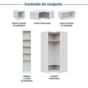 Ver imagem 5 de Guarda-Roupa Planejado 9 Peças 13 Portas Jade CabeCasa MadeiraOriginals Branco/Fosco