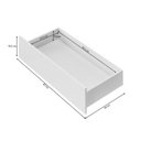 Ver imagem 4 de Cômoda para Quarto com 5 Gavetas Compacta 86,8CMX45CMX91,5cm Branco