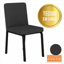 Ver imagem 4 de Mesa com 4 Cadeiras Industrial 1,36 Denver Pt/cn/gr - Móveis Arapongas Preto Fosco/cin/linho