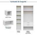 Ver imagem 5 de Guarda-roupa Modulado 6 Peças 10 Portas Jade CabeCasa MadeiraOriginals