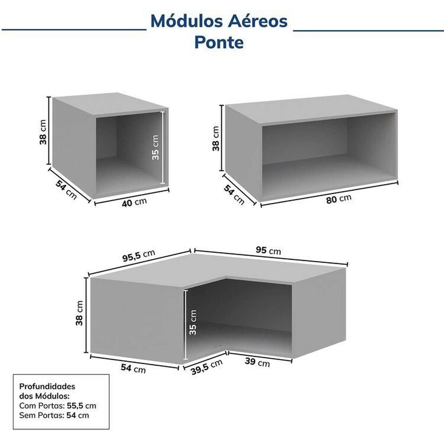 Guarda-roupa Modulado 6 Peças 6 Portas Jade Cabecasa Madeiramadeira - 14