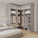 Ver imagem 1 de Guarda-Roupa Planejado 6 Peças 6 Portas Jade CabeCasa MadeiraOriginals Cinza/Urbano