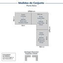 Ver imagem 3 de Guarda-Roupa Planejado 6 Peças 6 Portas Jade CabeCasa MadeiraOriginals Cinza/Urbano