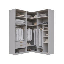 Guarda-roupa Modulado 6 Peças 6 Portas Jade Cabecasa Madeiramadeira - 6