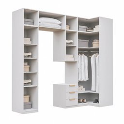 Guarda-roupa Modulado de Canto 8 Peças 10 Portas Jade CabeCasa MadeiraMadeira - 6