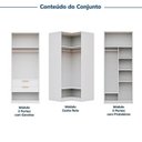 Ver imagem 5 de Guarda-roupa Modulado 3 Peças 6 Portas Jade CabeCasa MadeiraOriginals