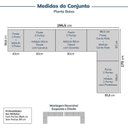 Ver imagem 3 de Guarda-Roupa Planejado 10 Peças 14 Portas Jade CabeCasa MadeiraOriginals Branco/Fosco