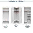 Ver imagem 5 de Guarda-roupa Modulado 3 Peças sem Portas Jade CabeCasa MadeiraOriginals