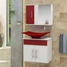 Conjunto Bali Gabinete para Banheiro com Cuba e Espelheira - 1