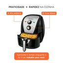 Ver imagem 2 de Fritadeira sem Óleo Air Fryer 6 Litros Mondial 220v