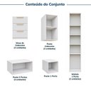 Ver imagem 5 de Guarda-roupa Modulado 10 Peças 11 Portas 2 Mesas de Cabeceira Jade CabeCasa MadeiraOriginals