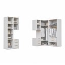 Ver imagem 6 de Guarda-roupa Modulado 7 Peças 7 Portas 2 Mesa Cabeceira Jade CabeCasa MadeiraOriginals