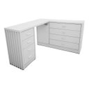 Ver imagem 1 de Mesa em L 120x40x150cm com Ripa
