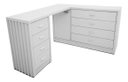 Ver imagem 1 de Mesa em L 120x40x150cm com Ripa