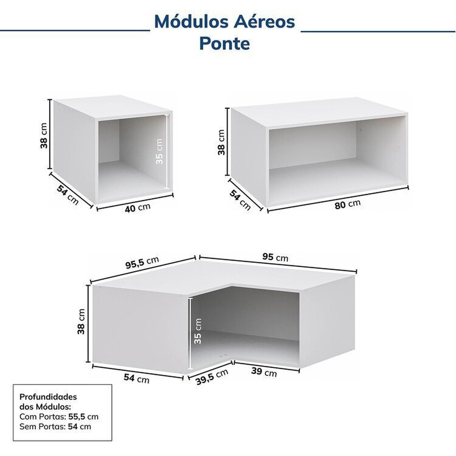 Guarda-roupa Modulado 6 Peças 12 Portas Jade Cabecasa Madeiramadeira - 14