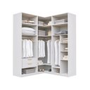 Ver imagem 6 de Guarda-Roupa Planejado 6 Peças 12 Portas Jade CabeCasa MadeiraOriginals Branco/Fosco
