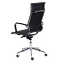 Ver imagem 4 de Cadeira para Escritório Alta Esteirinha Corino Base Rodizio 3301 OR Design