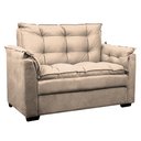 Ver imagem 1 de Sofá Confortável 1,40 Pequeno Compacto Small - Nude Areia