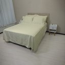 Ver imagem 3 de Jogo de Cama Lençol 400 Fios Queen P. Palito 4 Pçs Casa Dona