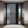 Porta Balcão de Aluminio 210x160cm 3 Folhas Moveis - 1