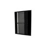 Porta Balcão de Aluminio 210x160cm 3 Folhas Moveis - 2