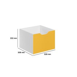 Nicho Organizador Retrô 1478 com 6 Gavetas Branco/Colorido - Qmovi - 6