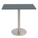 Ver imagem 1 de Mesa Bistrô Beta 112,50 Cm (alt) Disco Redondo Tampo Mdp Quadrado 80 Cm (larg) X 2,50 Cm (alt)