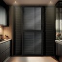 Ver imagem 1 de Porta Balção de Aluminio 210x120cm 2 Folhas Moveis e 1 Folha Fixa