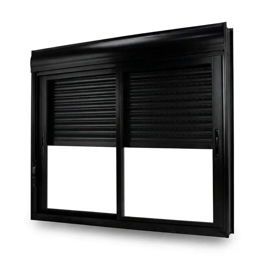 Ver imagem 2 de Janela de Aluminio Persiana Integrada 200x120cm 2 Folhas com vidro liso CRV Portas e Janelas