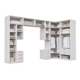Guarda-roupa Modulado 13 Peças 18 Portas 2 Mesa Cabeceira Jade Cabecasa Madeiramadeira - 6