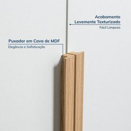 Guarda-roupa Modulado de Canto 12 Peças 17 Portas 2 Mesas de Cabeceira Jade Cabecasa Madeiramadeira - 7