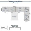 Ver imagem 3 de Guarda-roupa Modulado de Canto 12 Peças 17 Portas 2 Cabeceiras Jade CabeCasa MadeiraOriginals