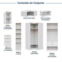 Ver imagem 5 de Guarda-roupa Modulado de Canto 12 Peças 17 Portas 2 Cabeceiras Jade CabeCasa MadeiraOriginals