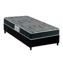 Ver imagem 1 de Cama Box Solteiro: Colchão Espuma D33 Probel ProDormir Advanced Mega Resistente + Base CRC Suede