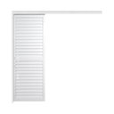 Ver imagem 1 de Porta de Correr Veneziana de Aluminio 215x100cm Suspensa Branco CRV