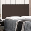 Ver imagem 2 de Cabeceira Painel Solteiro 0,90m Verona Suede - Pallazio - Marrom Café