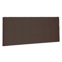 Ver imagem 1 de Cabeceira Painel Solteiro 0,90m Verona Suede - Pallazio - Marrom Café