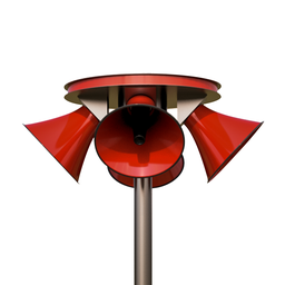 Sistema de Alerta Sirene Omnidirecional Btk-sr8300 até 1km de Distância 130db - 1