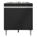 Ver imagem 2 de - Balcão Cooktop Andreia Multiuso 4 ou 5 Bocas Ajl Móveis