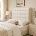 Ver imagem 2 de Cabeceira Ana Estofada Corino p/ Cama Box Casal Queen 160cm Quarto