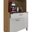 Ver imagem 5 de Armário de Cozinha Pequeno Multiuso Compacto Kit Viena Plus Madine 91cm