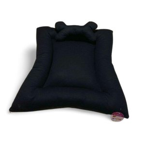 Almofadão Nica Premium Com Ossinho Para Cães E Gatos - Preto